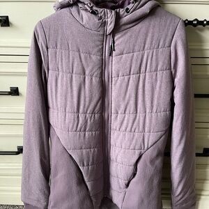 Gymshark Women's Lavender Puffer Jacket
